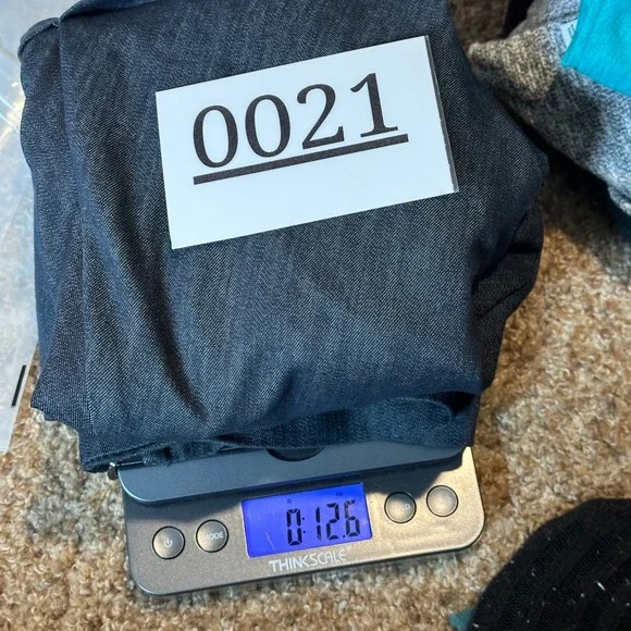 Joseph Ribkoff Womens 30308 Dark Denim Ruched Zip Front 3/4 Sleeve Jacket Size 4 - Picture 10 of 10